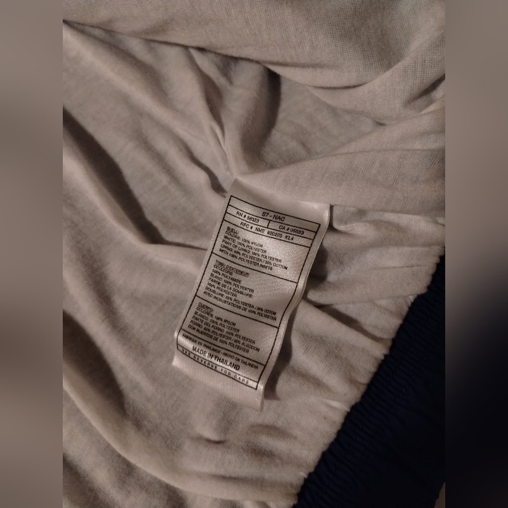 Vintage 90s Navy & Baby Blue Nike Zip-Up Spell-Out Jacket Windbreaker XL. - Picture 6 of 6